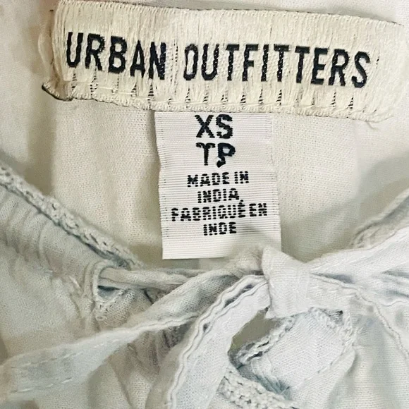 URBAN OUTFITTERS— Angelina Lace-Inset Mini Dress - Picture 8 of 11